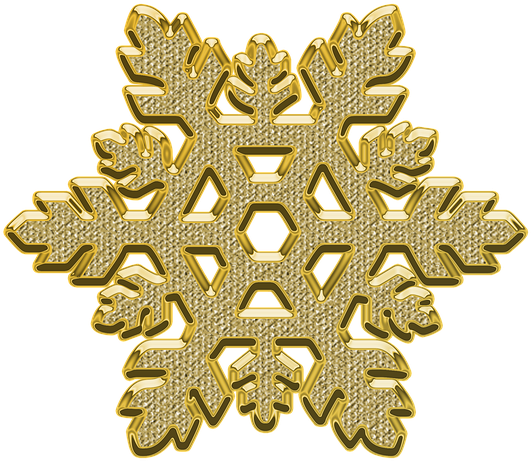 Download Gold Snowflake Png Transparent Background - HD Transparent PNG ...