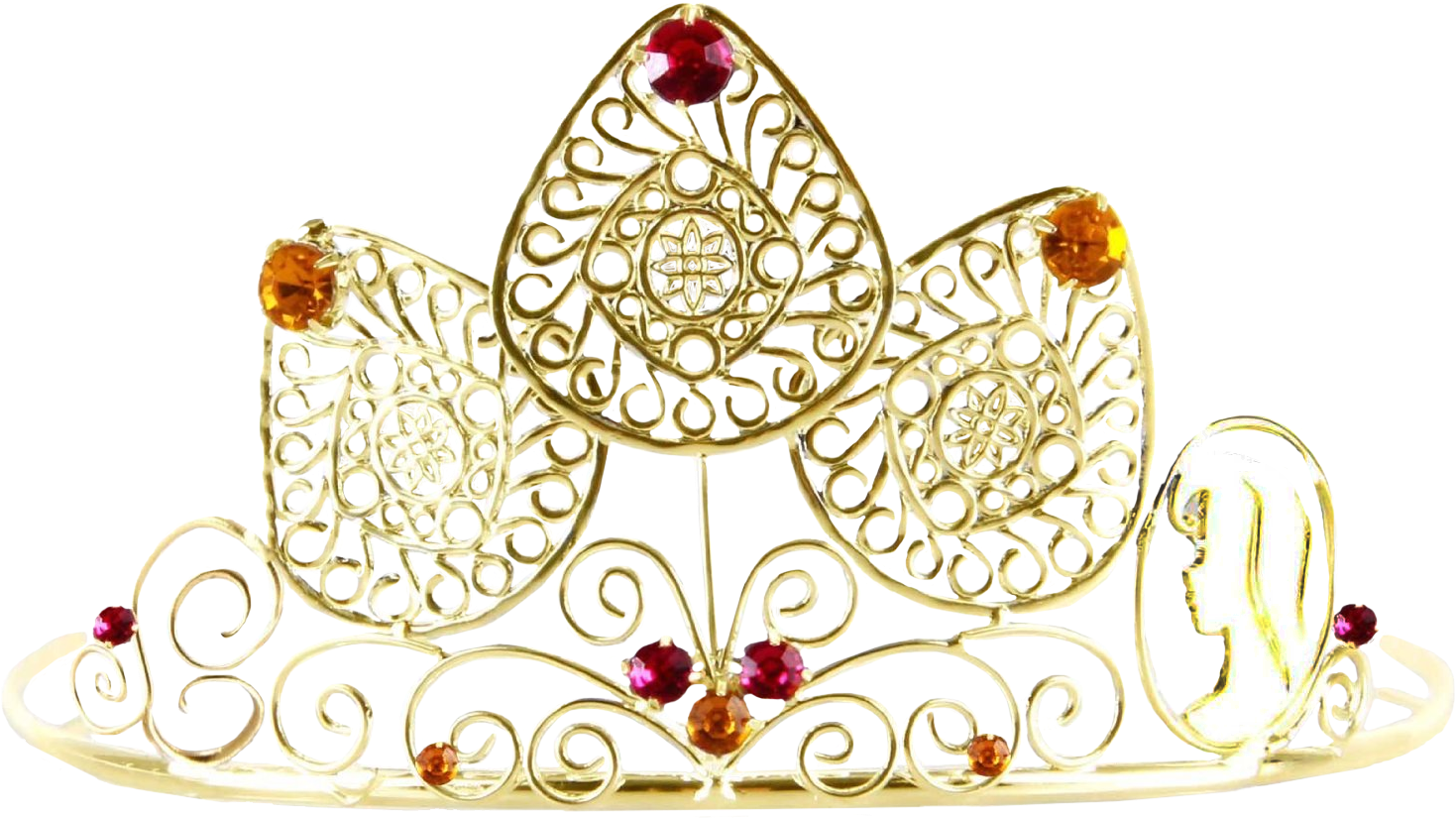 Svg Free Download Rapunzel Ariel Disney Princess Crown - Disney - Princess Rapunzel Tiara (1500x868), Png Download