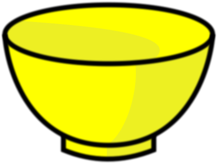 Bowl Clipart Transparent - Bowl Clipart Png (444x335), Png Download