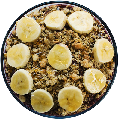 Brazilian Bowl - Açaí Na Tigela (400x401), Png Download