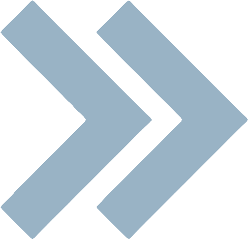 Double Arrow Blue - Icon (500x500), Png Download