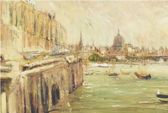 Theodore Alexander Venice Morning Painting - Painting (540x650), Png Download