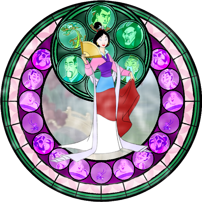 Principesse Disney Wallpaper Probably With A Stained - Kingdom Hearts Princesses Art (706x710), Png Download