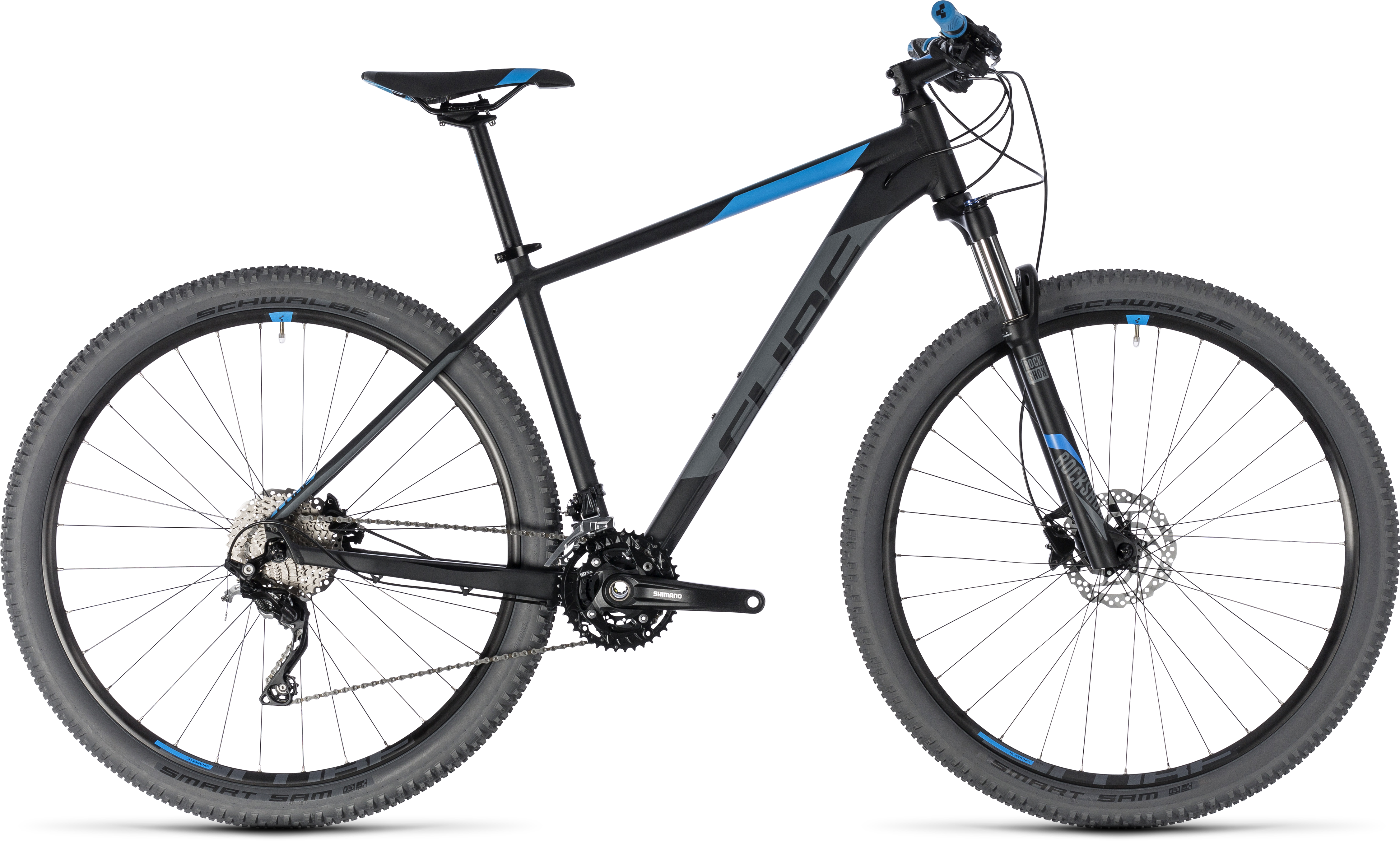 2018 Cube Attention Mens Mountain Bike Black - 2015 Cannondale Trigger 3 29er (4500x2765), Png Download