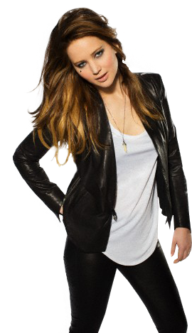 Jennifer Lawrence Png Images - Jennifer Lawrence Brown Hair Hot (320x480), Png Download