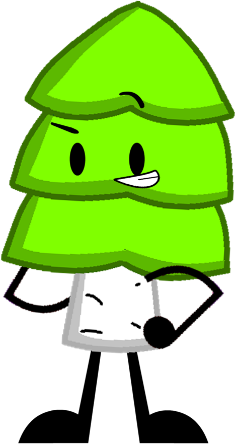 Birch Tree - Cartoon (545x901), Png Download