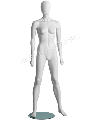 Transparent Mannequin Female White - Transparent Mannequin Png (400x533), Png Download