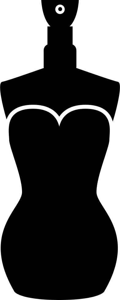 Feminine Fashion Mannequin Comments - Silhouette Clip Art Praying (392x980), Png Download