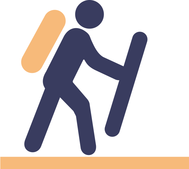 Hiker Icon - Cornell College (658x589), Png Download