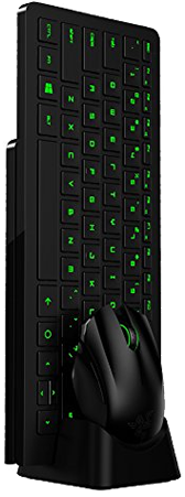 Gaming Keyboard & Mouse - Razer Turret Living Room Gaming Mouse And Lapboard (500x500), Png Download