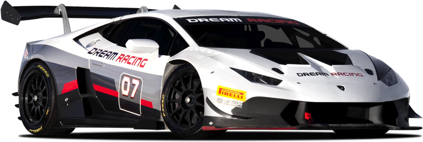 Race Car Free Png Image - Lamborghini Huracan Gt (851x431), Png Download
