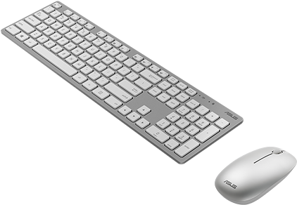 Available In Three Distinct Colors - Asus W5000 Wireless Keyboard And Mouse Set (500x400), Png Download