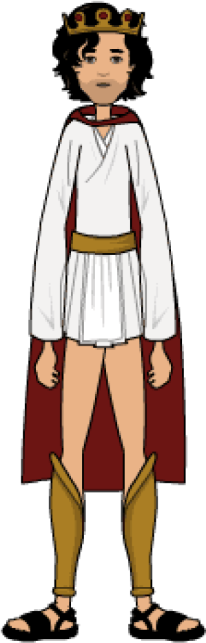 Oedipus - Illustration (400x1167), Png Download