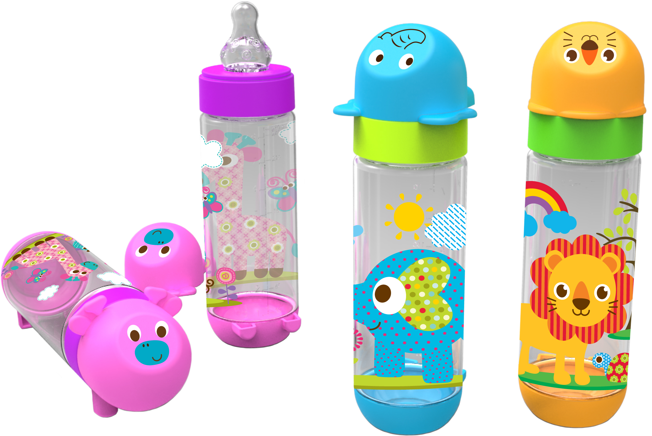 Feeding Bottle 250 Ml - Baby Safe Feeding Bottle (2240x1492), Png Download
