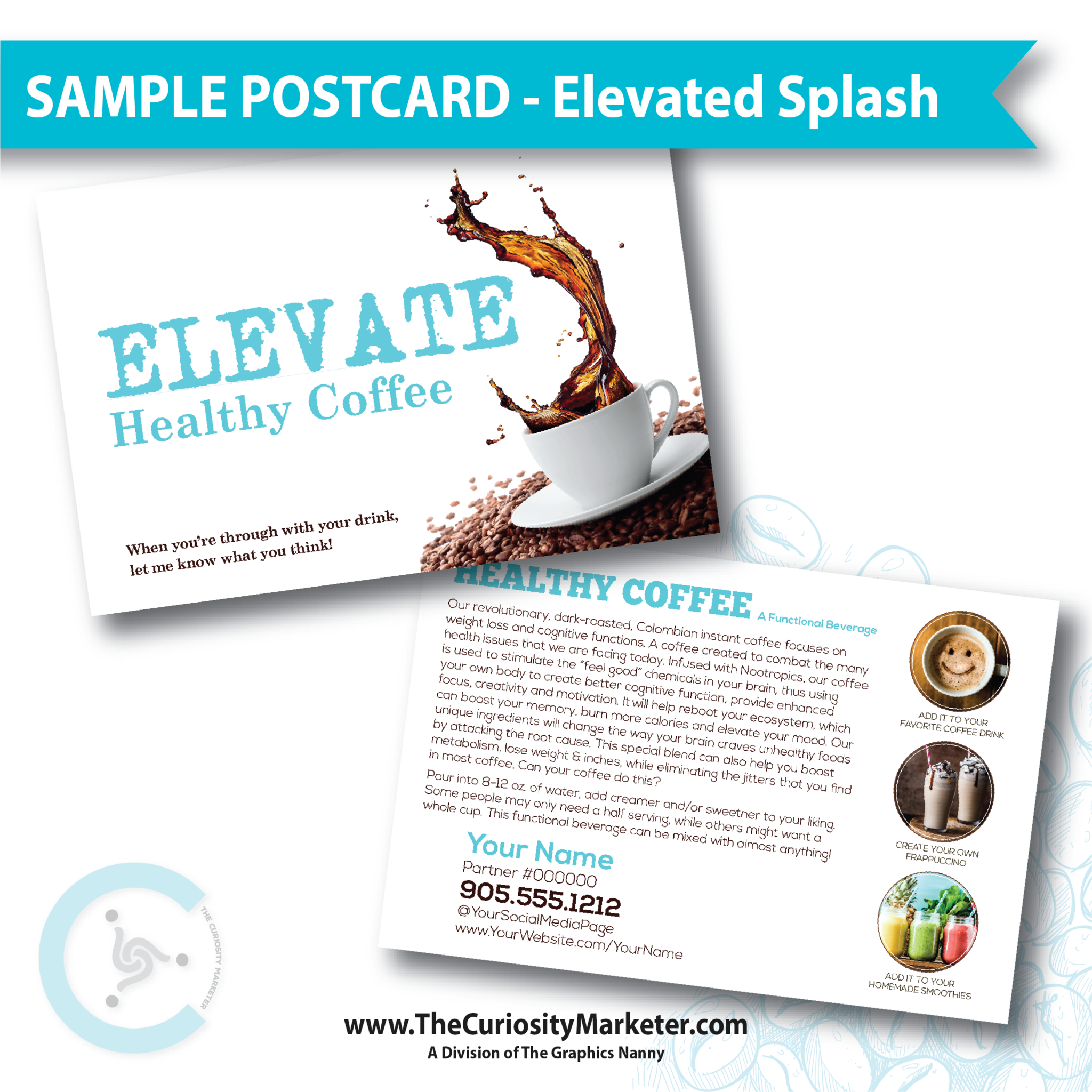 Personalized Sample Postcard - Online Advertising (2048x2048), Png Download