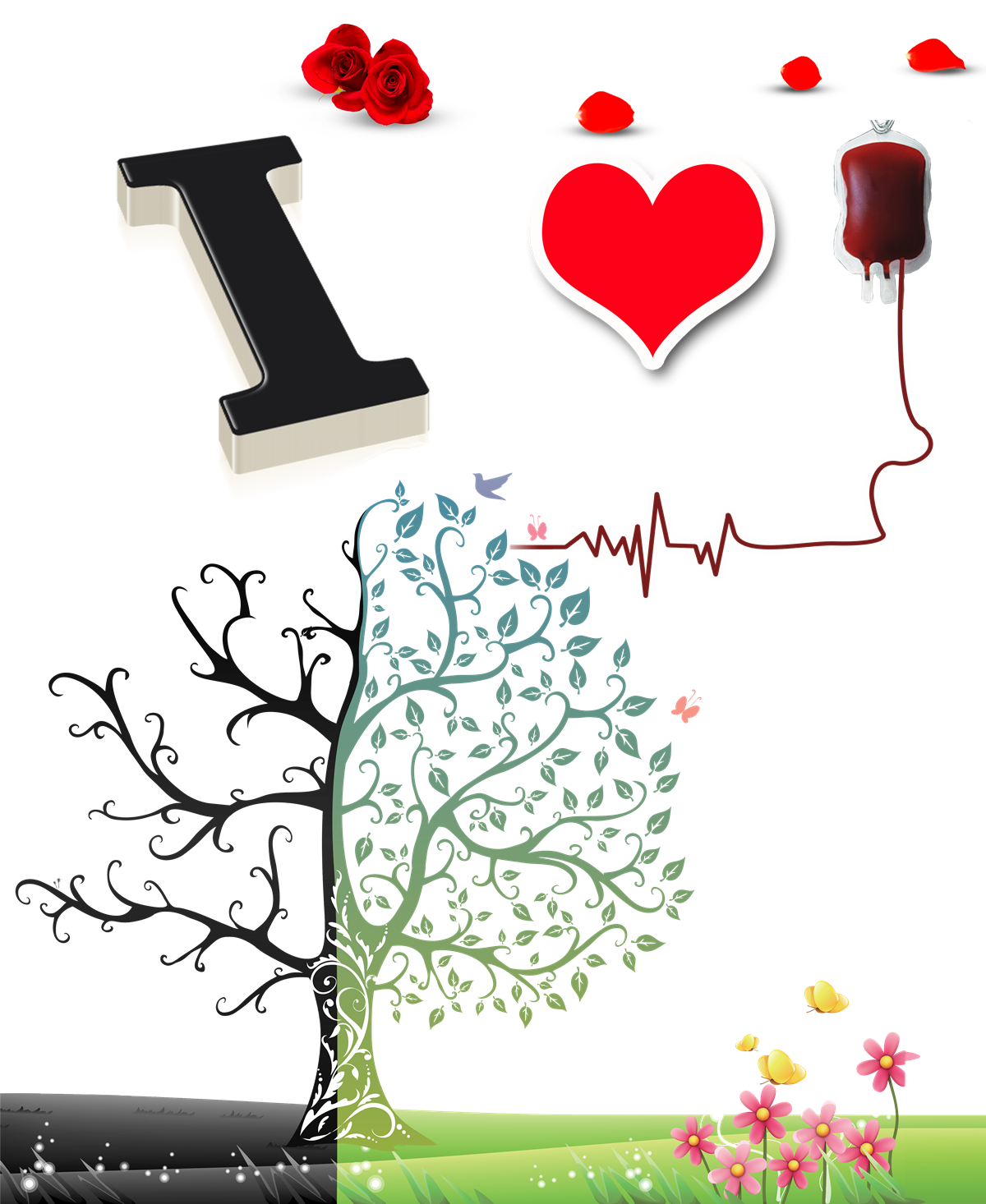 Blood Donation Png Transparent Image - Grandkids Family Tree (1200x1466), Png Download