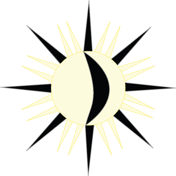 Chandra And Surya - Moon Symbol (574x574), Png Download