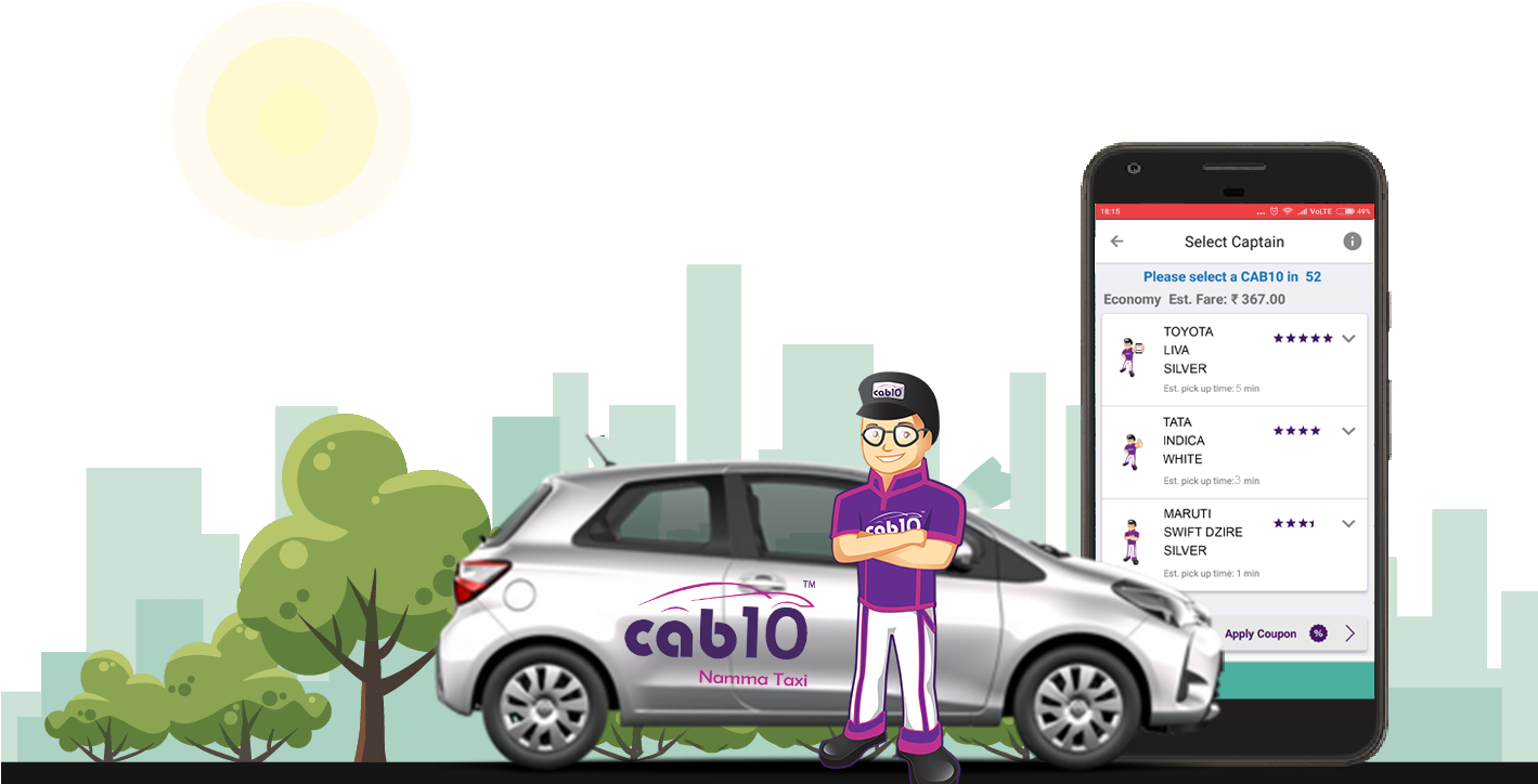 Cab10 - Fiat 500 (1418x750), Png Download