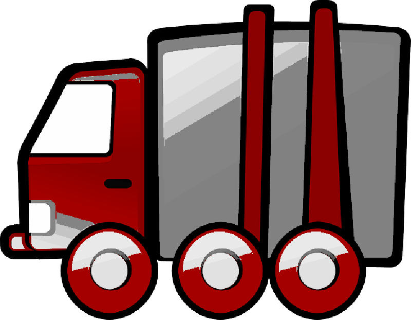 Baby, Red, Drawing, Car, Kids, Cartoon, Truck, Free - Toy Car Clip Art (800x622), Png Download