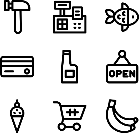 Supermarket (600x564), Png Download