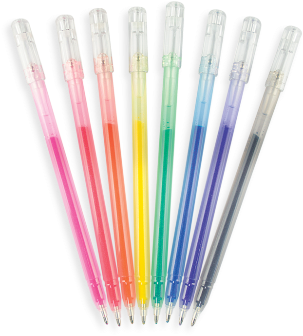 Radiant Writers Glitter Gel Pens - Mobile Phone (800x800), Png Download