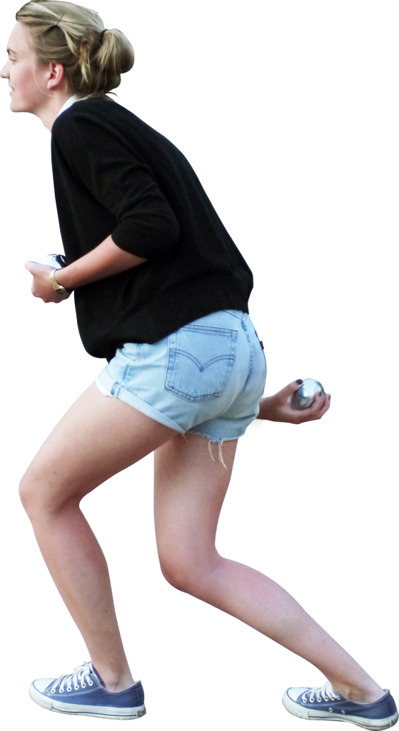 People Playing Petanque Png (559x1024), Png Download