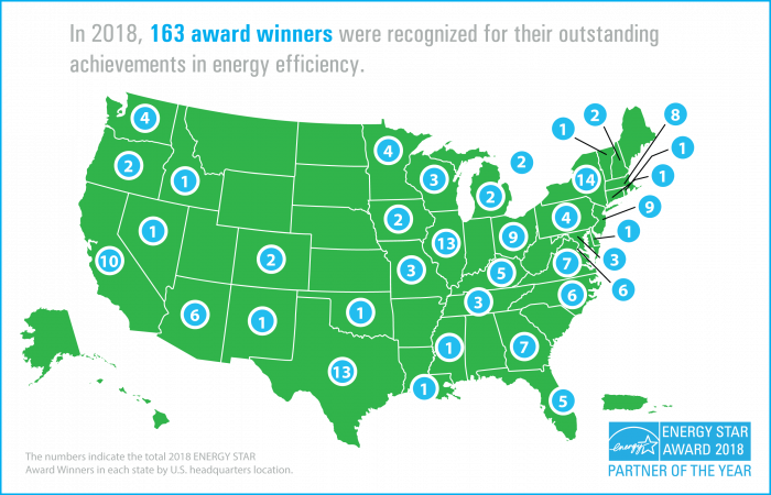 2018 Energy Star Congratulations - Gas Tax By State 2018 (700x450), Png Download