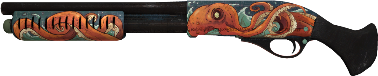 The Kraken - Rifle (1280x305), Png Download