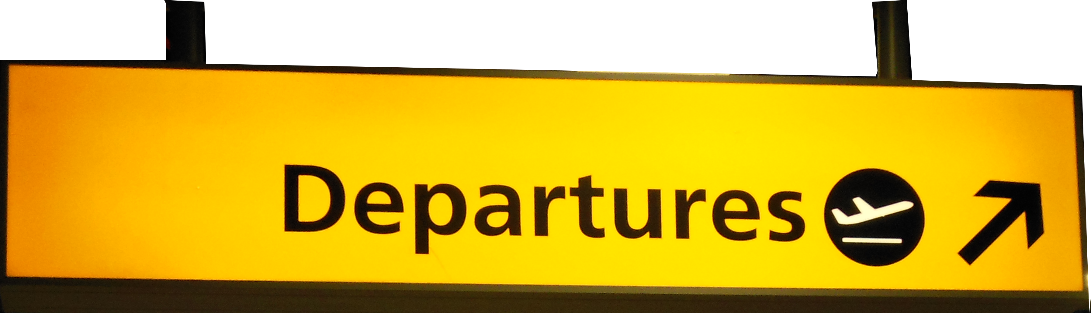 Book Now - - Departure Signs In Airport Png (3588x1032), Png Download