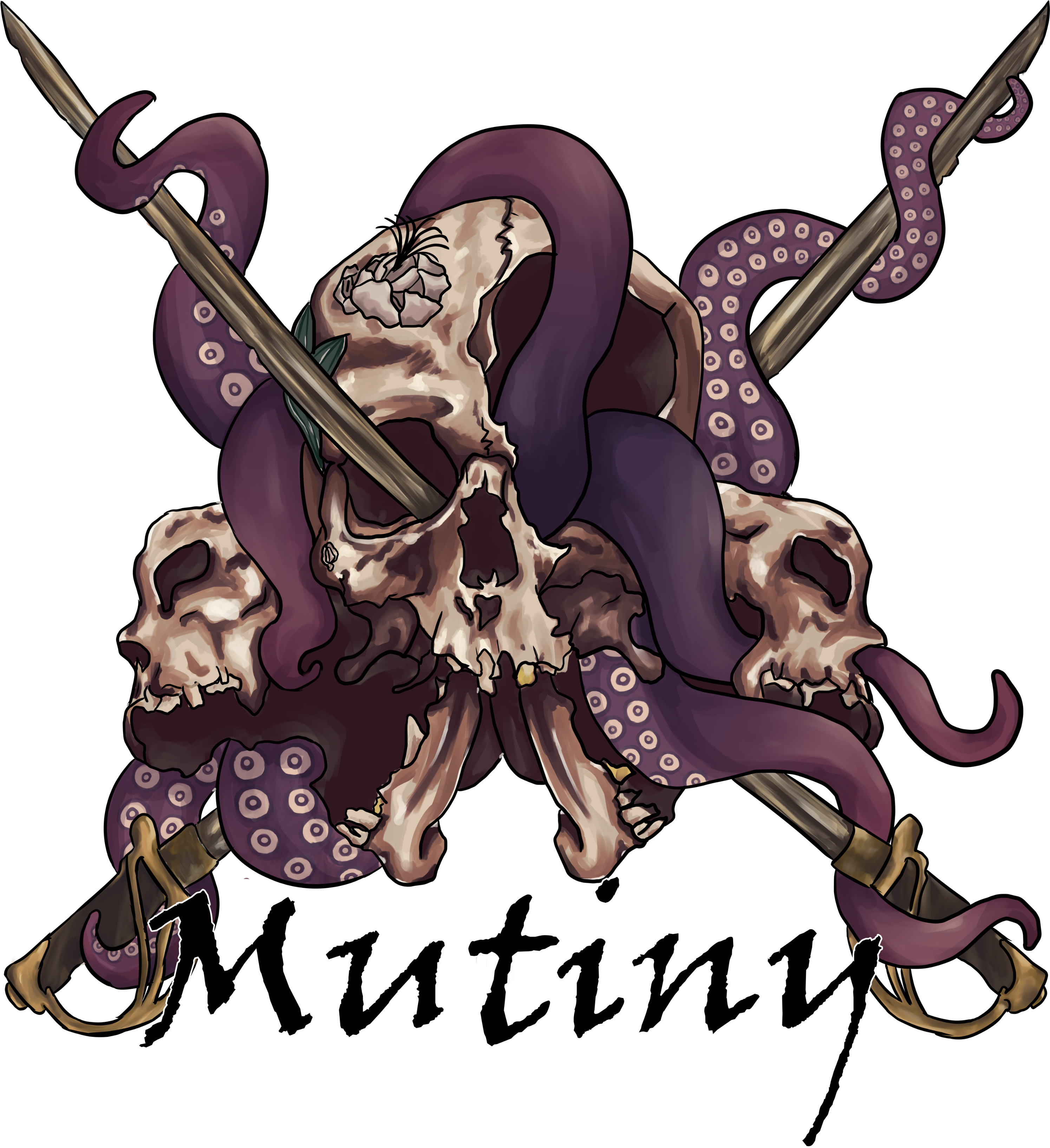 Mutiny - Cartoon (3082x3353), Png Download