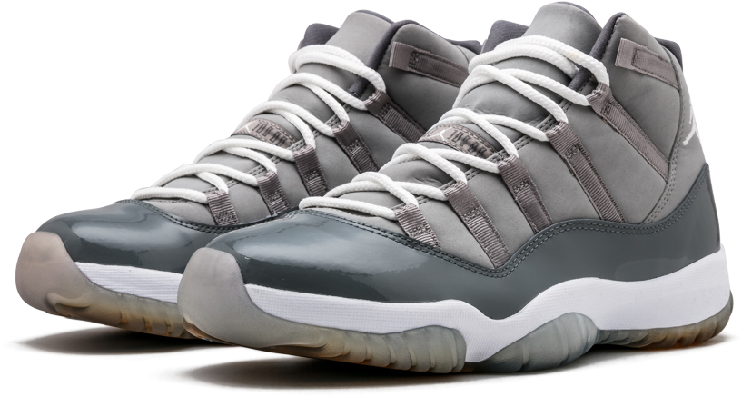 Air Jordan 11 "cool Grey" Archives - Jordan 11 Cool Grey (1000x600), Png Download