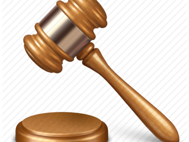 Hammer Clipart Supreme Court - Judge Hammer Transparent Background (640x480), Png Download