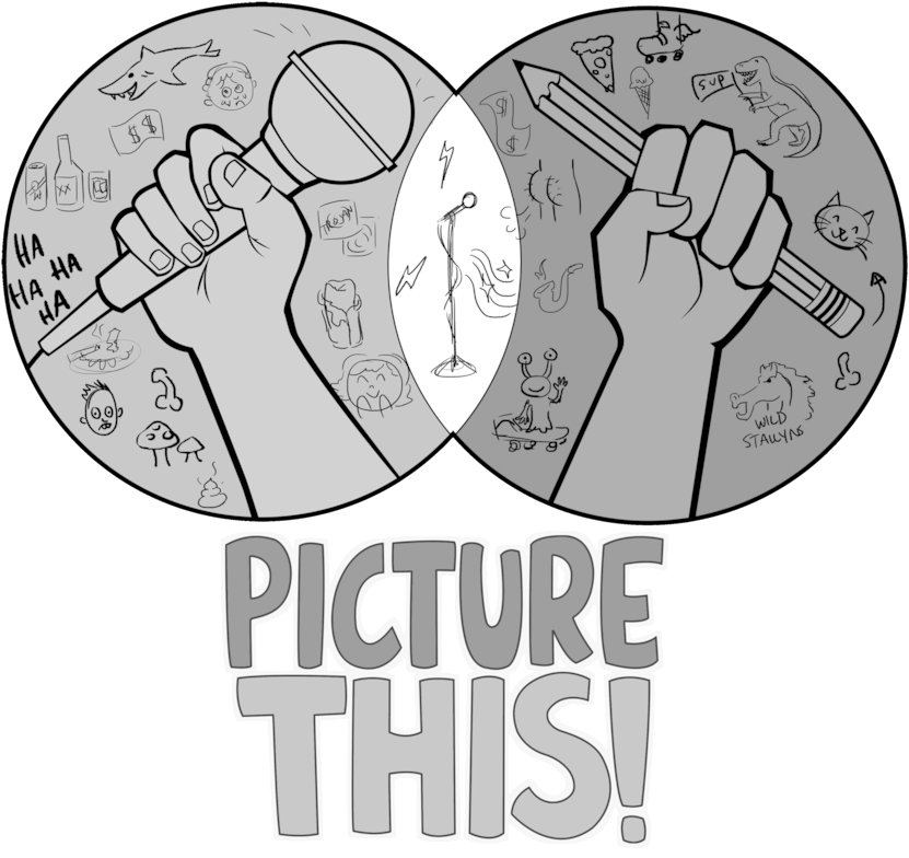 Ptlogobw - Picture This At (1000x874), Png Download