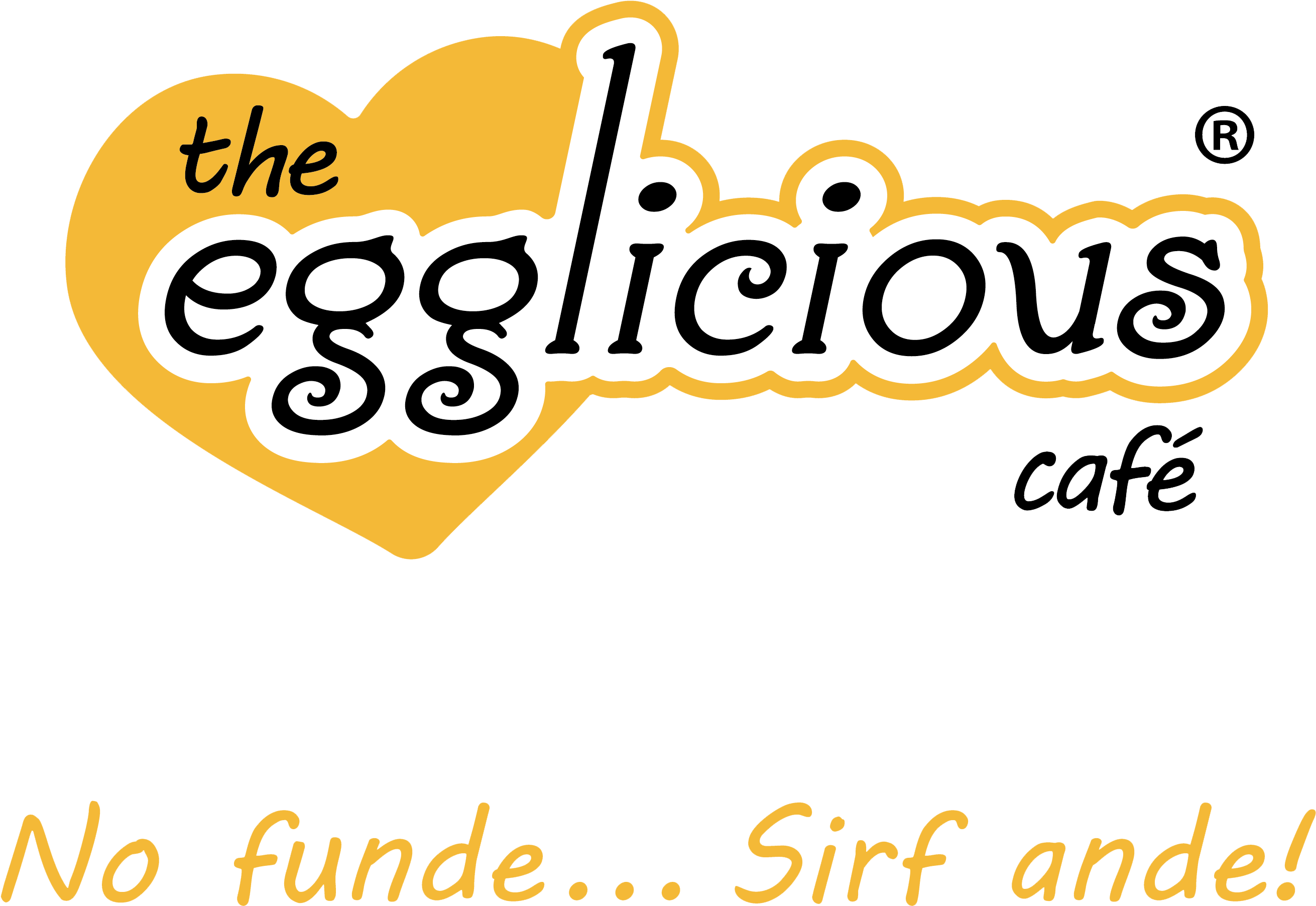 The Egglicious Cafe - Calligraphy (2677x1894), Png Download