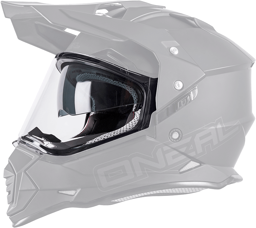 O`neal Sierra Ii Helmet Replacement Shield Dark Smoke - Casco De Motocross Negro Mate (1000x1000), Png Download
