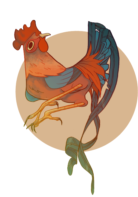 Rooster Clip Art - Rooster (500x690), Png Download