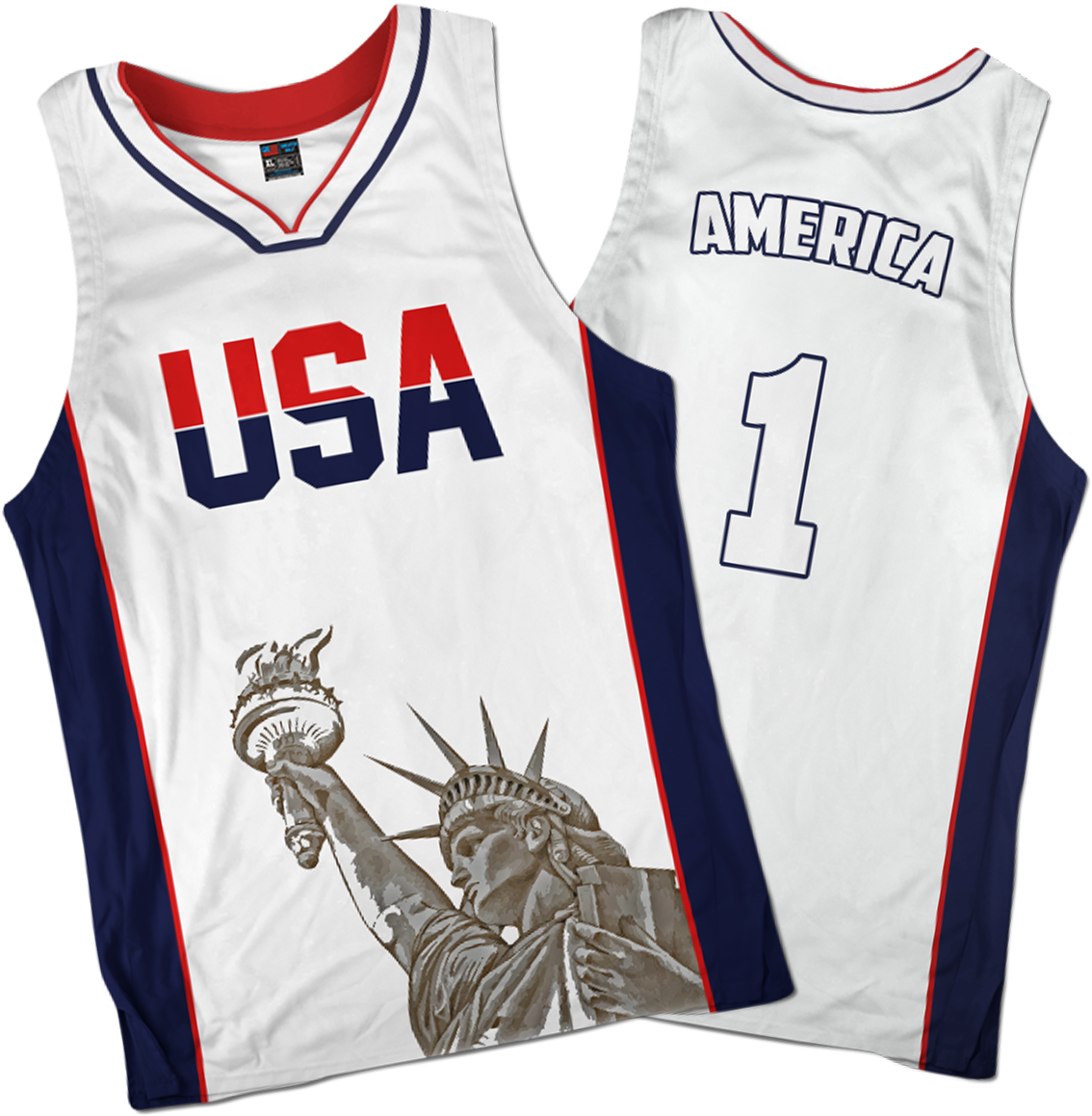 America - Jersey (1200x1200), Png Download