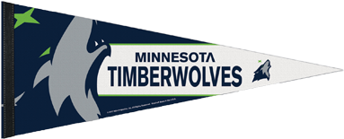 Minnesota Timberwolves Premium Pennant - Missile (500x667), Png Download