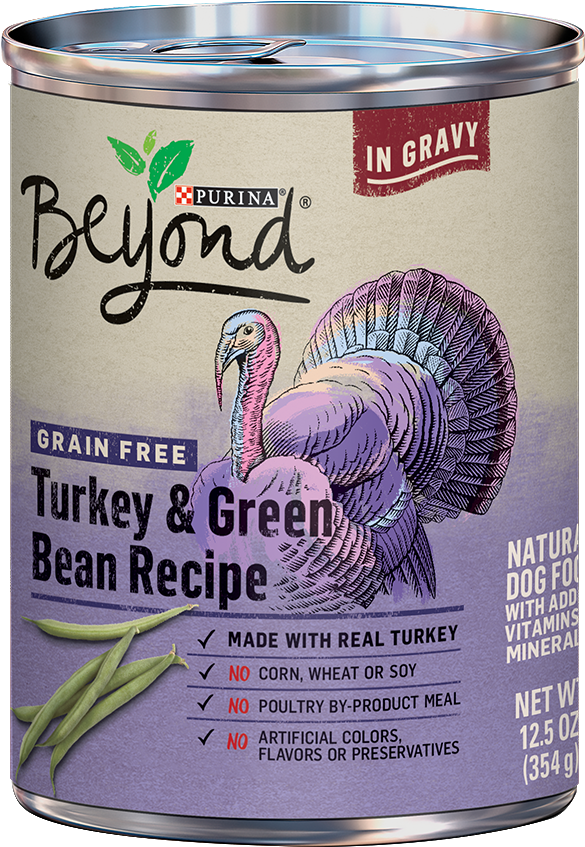 In Gravy Grain Free Turkey & Green Bean Recipe In Gravy - Beyond Wet Dog Food (800x1000), Png Download
