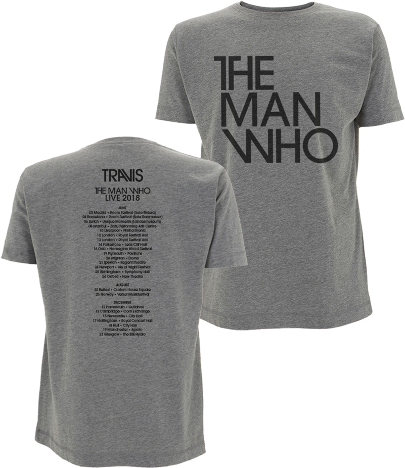 The Man Who 2018 Tour T-shirt £20 - Active Shirt (1000x1000), Png Download