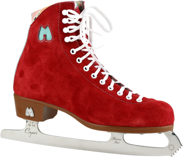 Blue Suede Ice Skates (1200x919), Png Download