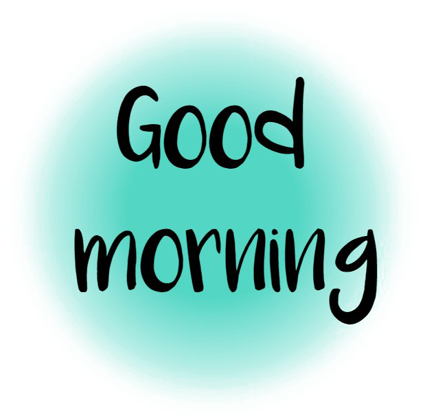 Good Morning Free Png Image - Good Morning Text Png (619x614), Png Download
