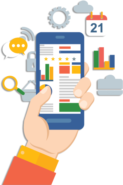 Hand Holding Phone-01 - Iphone (1000x750), Png Download