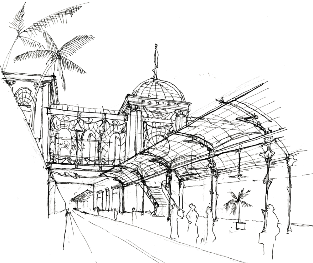 Art Nouveau Places (1000x842), Png Download