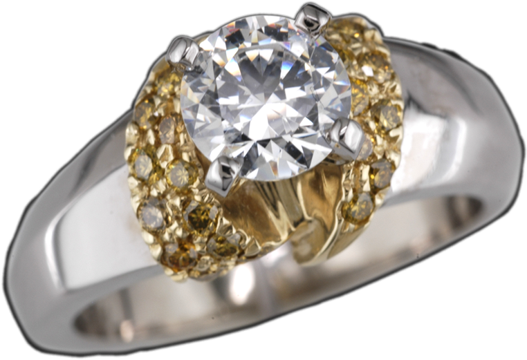 Faini Designs Jewelry Studio 140-289 - Engagement Ring (800x800), Png Download