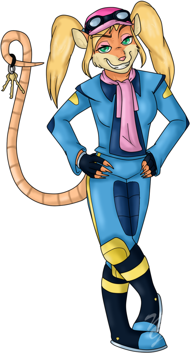 437kib, 681x1172, Crash Pasadena Opossum1 By Namygaga-d6i0635 - Pasadena Opossum Y Crash Bandicoot (681x1172), Png Download