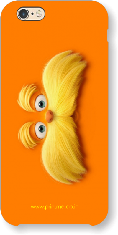 Cute Toon Mustache Case - Dr Seuss The Lorax (900x800), Png Download