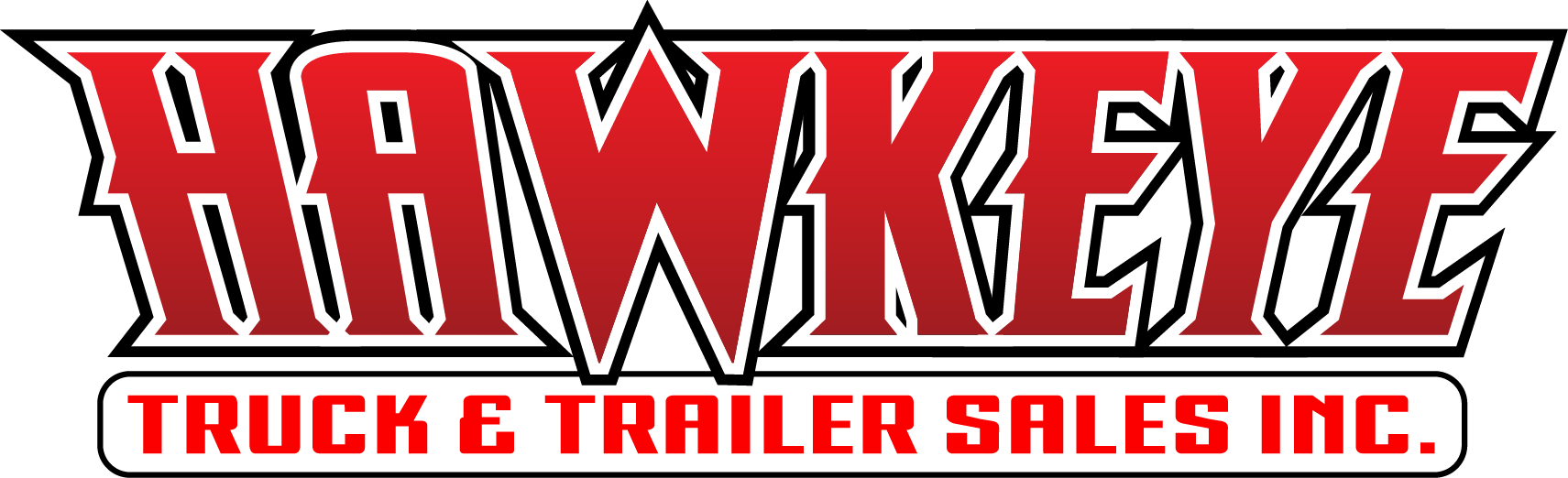 Hawkeye Truck And Trailer Sales Inc Logo (1711x522), Png Download