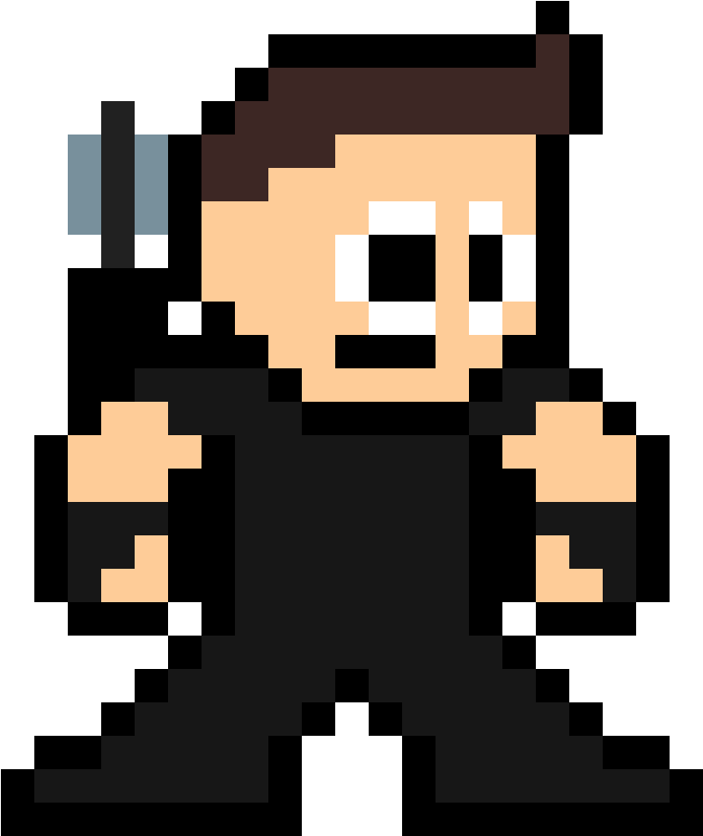 Hawkeye - Pixel Art Avengers Infinity War (1184x1184), Png Download