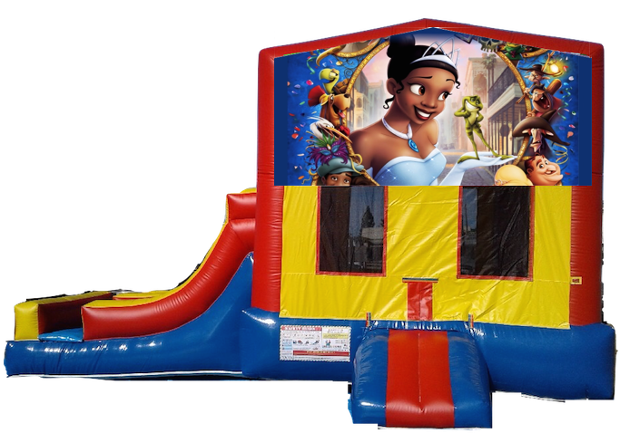 2 Lanes Side Slide Jumper Princess And The Frog $180/day - Princess And The Frog (700x525), Png Download